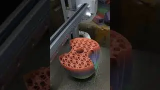 3D Print Timelapse: Modern Leaf-Style Design Vase 🌿🏺 | Elegant Home Decor (Bambu Lab P2S/A1 Combo)