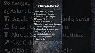 Bir &lsquo;G&ouml;r&uuml;ld&uuml;&rsquo; Ka&ccedil; Bur&ccedil;luk Travma? #bur&ccedil;lar #astroloji