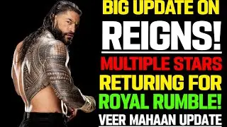 WWE News! More WWE Royal Rumble 2022 Returns! BIG Roman Reigns Update! Veer Mahaan Update! AEW News