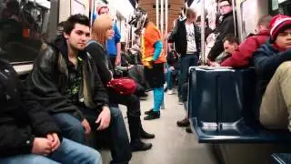 Harlem Shake Montreal Subway