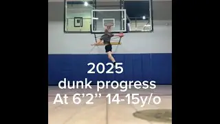 Dunk journey 14-15 y/o 6’2’’ #dunk #viral