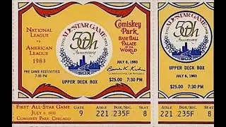1983 MLB All Star Game CHICAGO Original NBC Broadcast