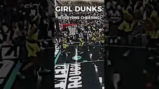girl dunks vs boy dunks😥 #foryou #viral #basketball #nba #4k #sad #shorts #highschoolsports