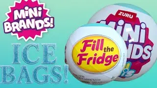 Ice Ice Baby! | Mini Brands Fill the Fridge