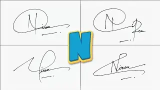 Niren name Signature | N Signature Style | #signature #signaturestyle
