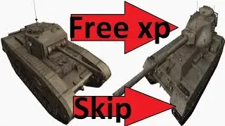 World of tanks using 485,000 free exp to skip to tier 10