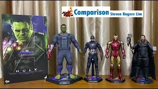 Hot Toys Comparison Hulk Avengers Endgame MMS558