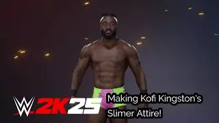 WWE 2K25:Making Kofi Kingston's Slimer Attire!