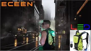 ECEEN LED Turn Signal Backpack Review | Cycle Safely In The Dark!