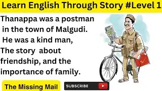 Learn English Through Story Level 0|#BSYEnglishStory⭐The Missing Mail