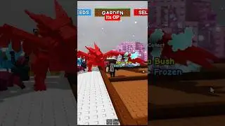 I Used RAINBOW FROST DRAGON AND ITS AMAZINF #growagarden #shorts #overgrid