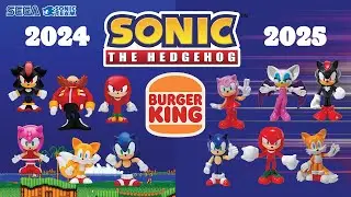 Burger King Sonic The Hedgehog 2024 vs 2025
