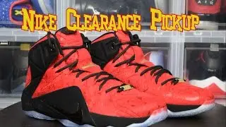 Распродажа Nike / Плащ Lebron 12 Kings / Распаковка и обзор пейсли ( @air_trafficking )