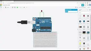 Tinkercad Circuit Design - Light Dependent Resistor Sensor