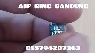 Ring Burung - Baja Grafir Timbul