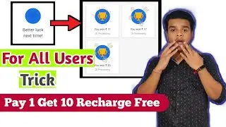 Google Pay Loot Trick|| How to remove Better luck next time For all users || Free Mobile recharge,