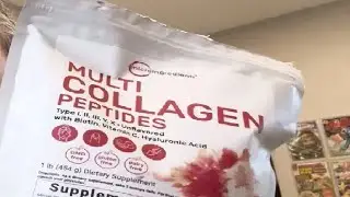 Micro Ingredients Multi Collagen Protein Powder, 2 Pounds &ndash; Type I,II,III,V,X with Biotin, Hyaluroni