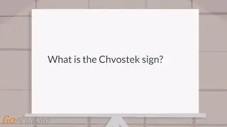 What is the Chvostek sign?