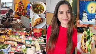 SLIKANJE VOŠČILNIC, OGROMEN HAUL HRANE, BURGER TACO | FINA JASMINA VLOG