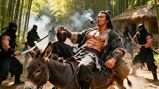 不起眼的穷乞丐原来是武林高手！仅用一招暴揍恶霸！#kongfu #movie #chinesedrama #武侠片