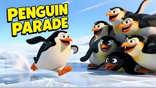 Penguin Parade on Iceberg Lane ❄️ Fun Kids Songs for Toddlers