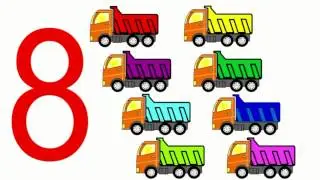Trucks for children kids. Construction game: Crawler excavator 2015