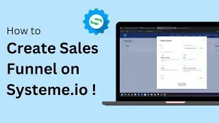 How To Create Sales Funnel On Systeme.io !