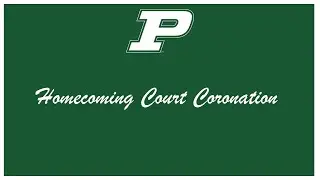 Pella Community High School's Homecoming Court Coronation