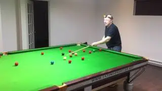 Rodney Cuillerier ( canadian champion 2016 ) try BCE snooker table