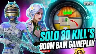 30 KÍLL'S Solo Vs Squad 💥🤯 | Full Boom Baam Gameplay 😈☠️ #shortsfeed #bgmi #30kills