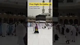First Sight On Kabba #whatsappstatus #beautiful #harmainlive #travelblog #love #mecca #masjidalharam