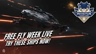 🛸 Star Citizen Free Fly Week | Invictus Expo Live | Try Before You Buy | !freefly