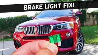 Why Brake Light Does Not Work, Stop Light Not Working BMW X3 X4 2010 2011 2012 2013 2014 2015 2016 2