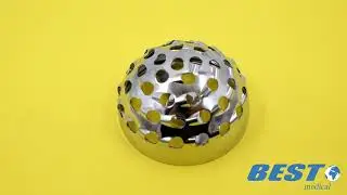 Hemispherical Hexagonal acetabular reamers, HexaGrip Hip Reamers, Hex Acetabulum Grater Head