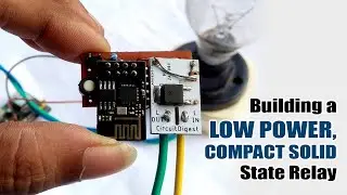 Building a Low Power, Compact Solid State Relay to control AC applicance with ESP8266