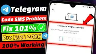 How To Fix Telegram Code SMS Problem (2026) | Code Sent To Telegram App Problem | Fix Login Problem