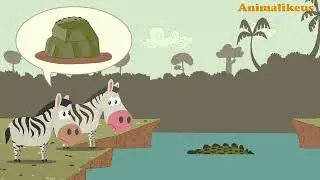 ZEBRA VERSION. WILDEBEEST FROM BIRDBOX STUDIO. FAKE NEWS. HILARIOUS CARTOON