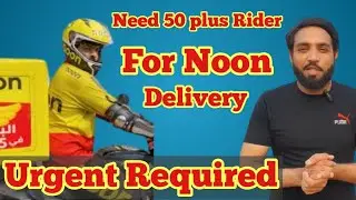 Hiring open For Noon ,And Talabat Bike rider jobs in dubai urgently Required