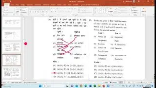 MP SET 2023 GEOGRAPHY ANSWER KEY