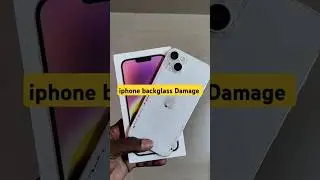 iphone backglass damage Backpannel White #smartphone #iphone #tech