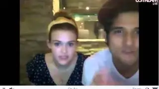 Holland Roden & Tyler Posey Ustream - August 7, 2012 (pt. 5)
