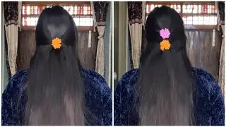 Half Open Hairstyle Tutorial Ideas 