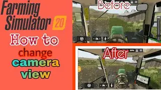 How to FS 20 change camera view//FS 20 wide camera angle//FS 20 clear camera angle//FS 20 new mods