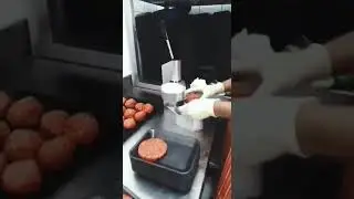 Beef burger processing