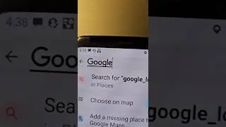 Typing Google logo in Google Maps! #shorts
