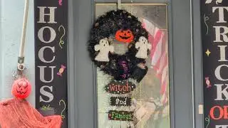 Hanging Ghosts, Spider, Pumpkins, Hocus Pocus, Trick or Treat, Witch & Famous Halloween Decorations!