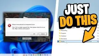 Как быстро исправить ошибку, возникшую в Roblox!