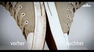 So werden helle Sneaker Sohlen sauber