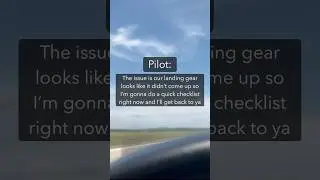 Problems With the Landing Gear Force a Plane to Make an Emergency Return to the Airport