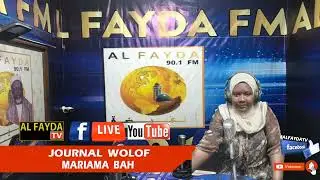 JOURNAL WOLOF RADIO ALFAYDA FM KAOLACK AVEC MARIAMA BAH LUNDI 12 JANVIER 2026